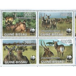 Gwinea - Bissau - Nr 3919 - 22 Pasek 2008r - WWF - Ssaki
