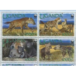 Uganda - Nr 2663 - 66 Pasek 2008r - WWF -  Ssaki