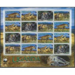 Uganda - Nr 2663 - 66 Klb 2008r - WWF -  Ssaki