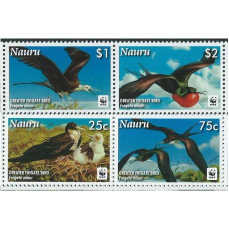 Nauru -  Nr 690 - 93 Pasek 2008r - WWF - Ptaki