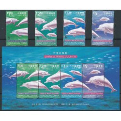 Hong Kong - Nr 919 - 22 Bl 67 1999r - WWF - Ssaki morskie