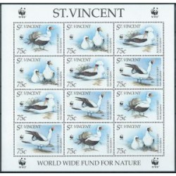 St. Vincent - Nr 3073 - 76 Klb 1995r - WWF - Ptaki