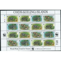 Wyspy Kokosowe - Nr 267 - 70 Klb 1992r - WWF - Ptaki