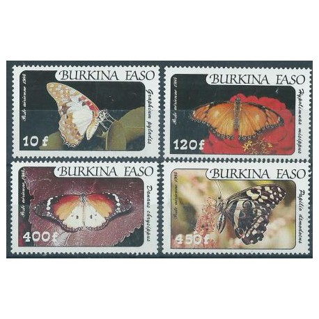 Burkina Faso - Nr 972 - 75 1984r - Motyle