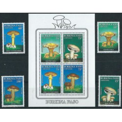 Burkina Faso - Nr 1231 - 34 Bl 134 1990r - Grzyby