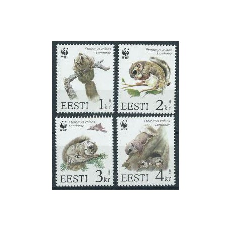 Estonia - Nr 229 - 32 1994r - WWF - Ssaki