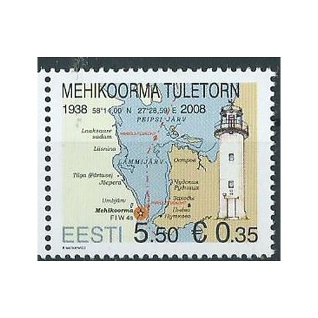 Estonia - Nr 602 2008r - Latarnia
