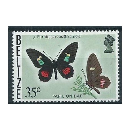 Belize - Nr 370 1977r - Motyle