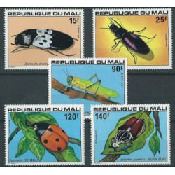 Mali - Nr 648 - 52 1978r - Insekty