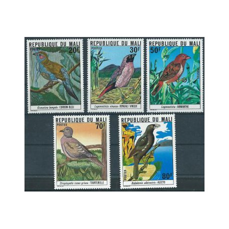 Mali - Nr 633 - 37 1978r - Ptaki