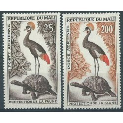 Mali - Nr 075 - 76 1963r - Ptaki - Gady