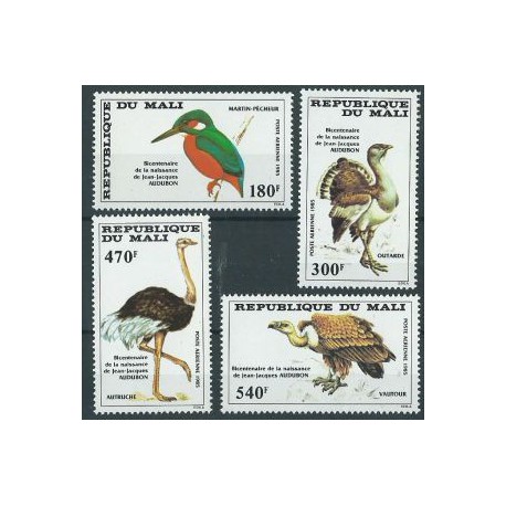 Mali - Nr 1046 - 49 1985r - Ptaki
