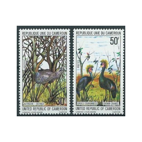 Kamerun - Nr 836 - 37 1977r - Ptaki