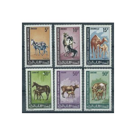 Mauretania - Nr 353 - 58 1968r - Ssaki - Konie