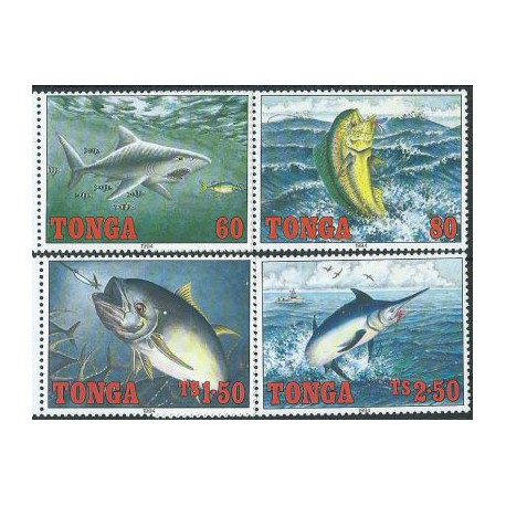 Tonga - Nr 1317 - 20 1994r - Ryby