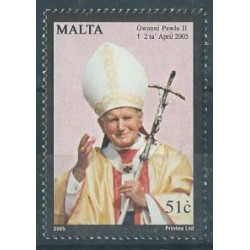Malta - Nr 1381 2005r - Papież