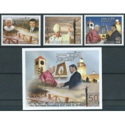 Jordania - Nr 1998 - 00 Bl 133 2009r - Papież Benedykt XVI