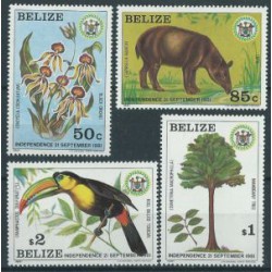 Belize - Nr 610 - 13 1981r - Ptak -  Drzewo