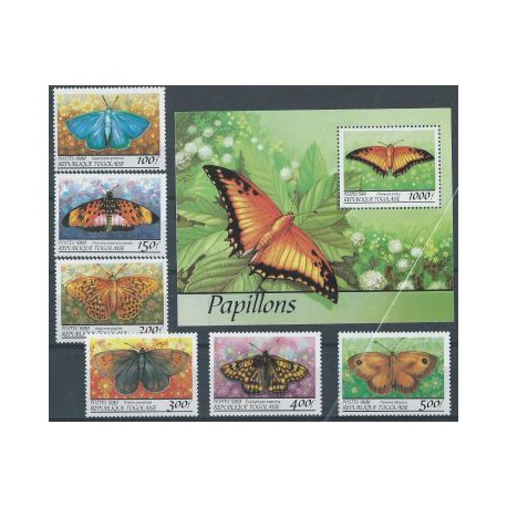 Togo - Nr 2875 - 80 Bl 442 1999r - Motyle
