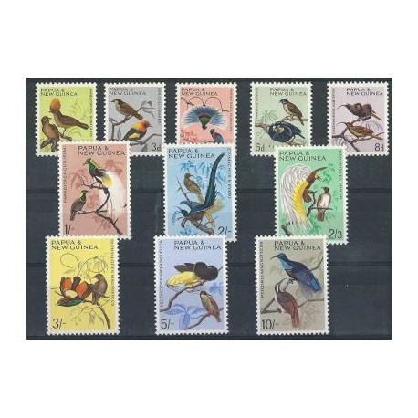 Papua N G -  Nr 062 - 72 1964r , Ptaki