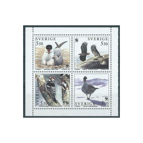 Szwecja - Nr 1847 - 50 1994r - WWF -  Ptaki -  Słania