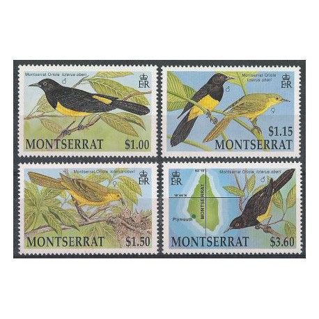 Montserrat - Nr 838 - 41 1992r - Ptaki