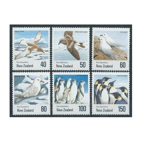 Nowa Zelandia - Nr 1144 - 49 1990r - Ptaki