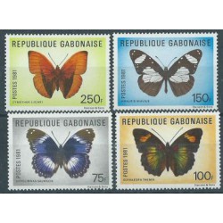 Gabon - Nr 800 - 03 1981r - Motyle