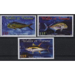Wallis & Futuna - Nr 784 - 86 2000r - Ryby