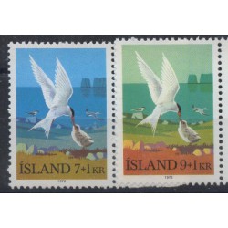 Islandia - Nr 469 - 70 1972r - Ptaki