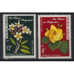 Polinezja Fr - Nr 240 - 41 1977r - Kwiaty