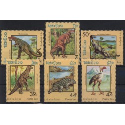 Laos - Nr 1075 - 80 1988r - Dinozaury