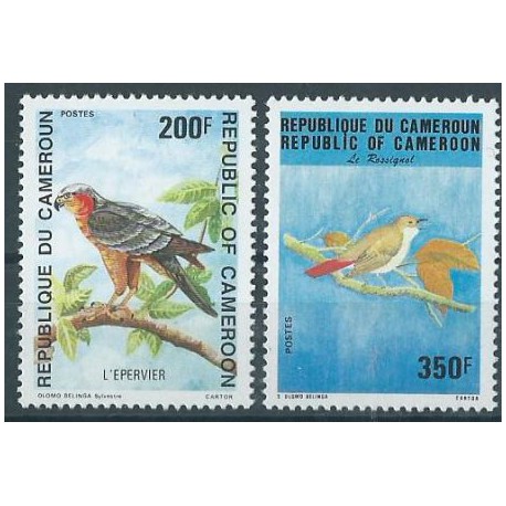 Kamerun - Nr 1196 - 97 1992r - Ptaki