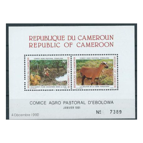 Kamerun - Bl 27 1990r - Ssaki