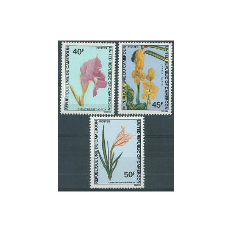 Kamerun - Nr 709 - 11 1972r - Kwiaty