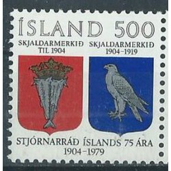 Islandia - Nr 544 1979r - Ptak