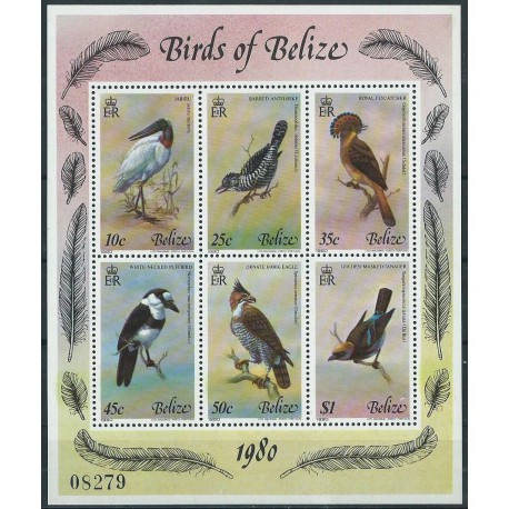 Belize - Bl 18 1980r - Ptaki