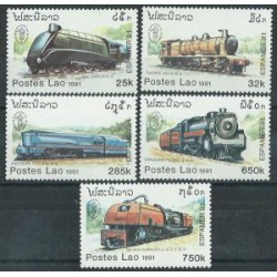 Laos - Nr 1270 - 74 1991r - Koleje