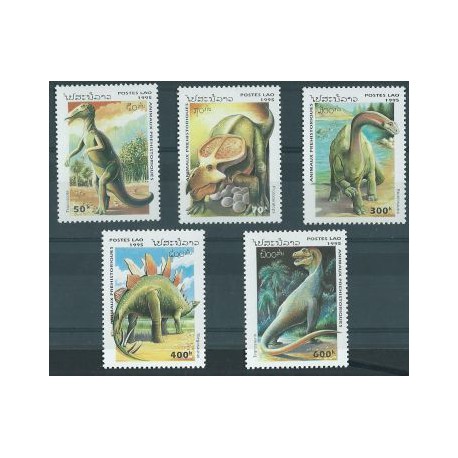 Laos - Nr 1443 - 47 1995r - Dinozaury
