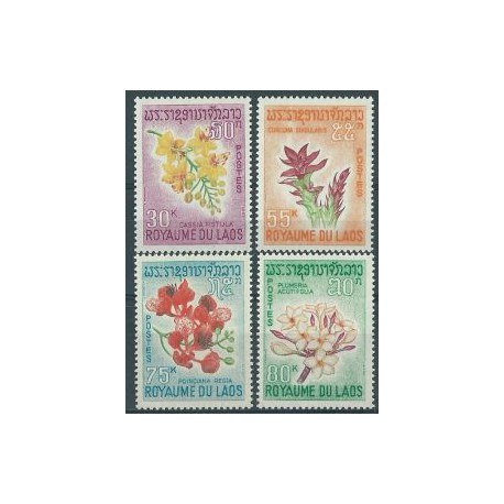 Laos - Nr 211 - 14 1967r - Kwiaty