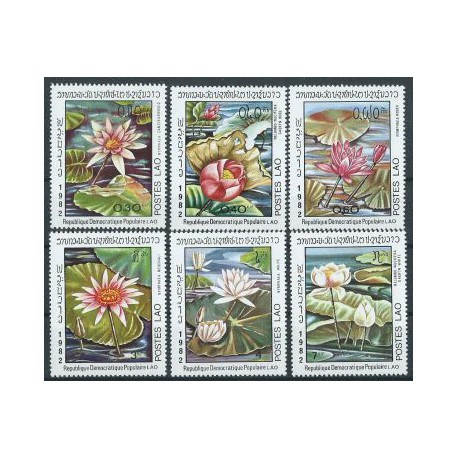 Laos - Nr 535 - 40 1982r - Kwiaty