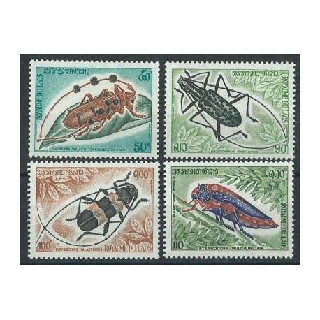 Laos - Nr 390 - 93 1974r - Insekty