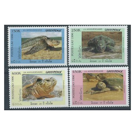 Laos - Nr 1547 - 50 1996r - Gady - Fauna  morska