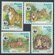 Laos - Nr 706 - 09 1984r - WWF - Ssaki
