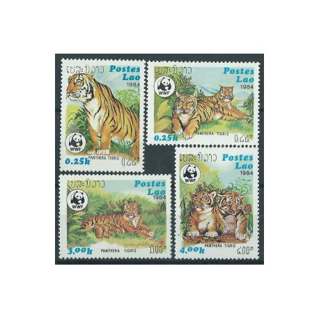 Laos - Nr 706 - 09 1984r - WWF - Ssaki