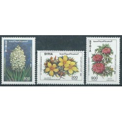 Syria - Nr 1860 - 62 1992r - Kwiaty