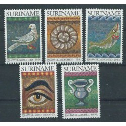 Surinam - Nr 1021 - 25 1983r - Mozaika - Ryba - Ptak