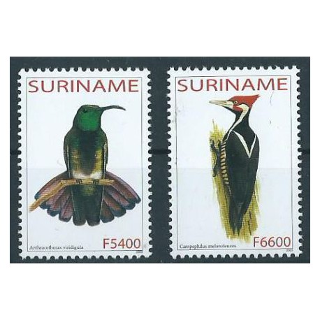 Surinam - Nr 1884 - 85 2003r - Ptaki