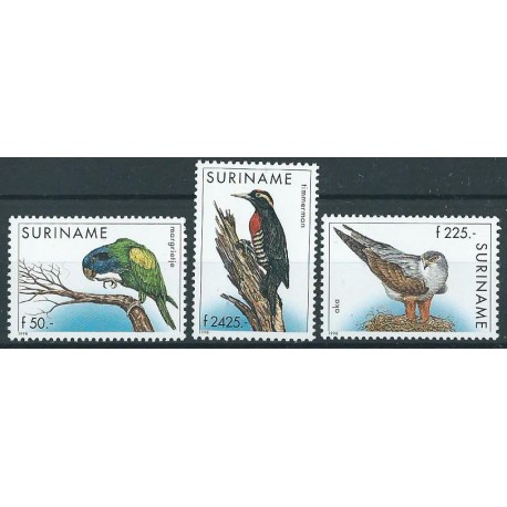 Surinam - Nr 1647 - 49 1998r - Ptaki