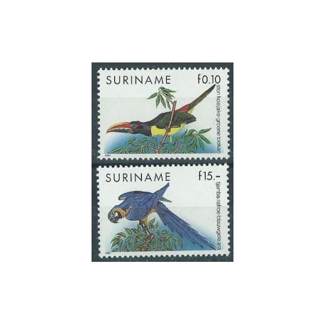 Surinam - Nr 1356 - 57 1991r - Ptaki